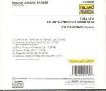 Samuel Barber (1910-1981): Essays for Orchestra Nr.1 &amp; 2, CD