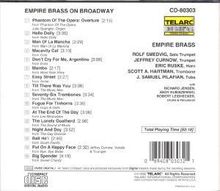 Empire Brass - On Broadway, CD