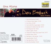 Dave Brubeck (1920-2012): One Alone, CD