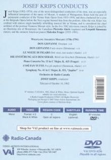 Josef Krips - A Mozart Festival, DVD