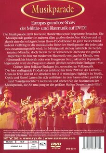 Musikparade: Europas grandiose Show der Militär- und Blasmusik, DVD