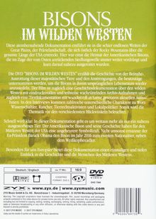 Bisons im Wilden Westen, DVD