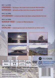 Von Gletschern, Fjorden &amp; Mitternachtssonne, 4 DVDs