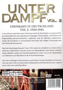 Eisenbahn: Unter Dampf 2 - Eisenbahn in Deutschland 1919-45, DVD