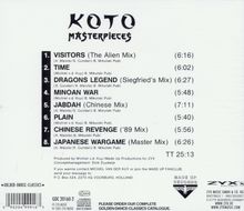 Koto: Masterpieces, CD