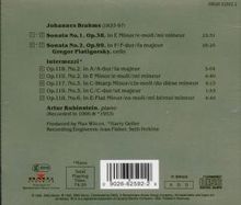 Johannes Brahms (1833-1897): Cellosonaten Nr.1 &amp; 2, CD