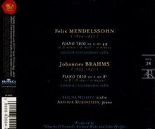 Johannes Brahms (1833-1897): Klaviertrio Nr.1 op.8, CD