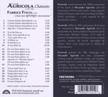 Alexander Agricola (1446-1506): Madrigaux &amp; Musique instrumentale, CD