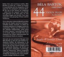 Bela Bartok (1881-1945): 44 Duos für 2 Violinen, CD