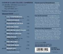 Clare College Choir Cambridge - Remembrance, CD