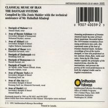 Iran - Classical Music Of Iran, CD