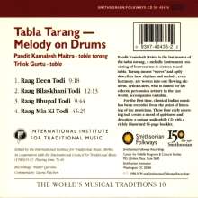 Tabla Tarang: Melody On Drums, CD