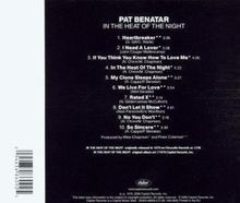 Pat Benatar: In The Heat Of The Night, CD