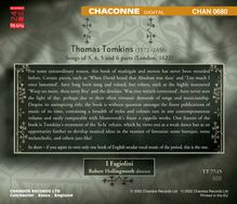 Thomas Tomkins (1572-1656): Songs of 4,5 &amp; 6 Parts, CD