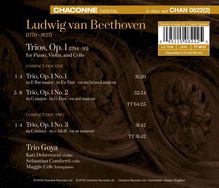 Ludwig van Beethoven (1770-1827): Klaviertrios Nr.1-3, 2 CDs