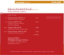 Johann Friedrich Fasch (1688-1758): Orchesterwerke Vol.4, CD