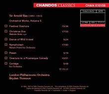 Arnold Bax (1883-1953): Orchesterwerke, CD