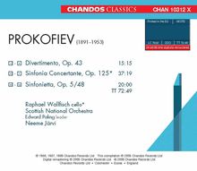 Serge Prokofieff (1891-1953): Symphonisches Konzert für Cello &amp; Orchester op.125, CD