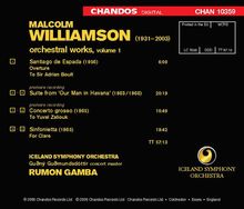 Malcolm Williamson (1931-2003): Orchesterwerke Vol.1, CD