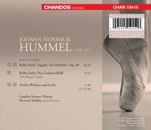 Johann Nepomuk Hummel (1778-1837): Sappho von Mitilene (Ballettsuite) op.68, CD