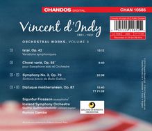 Vincent d'Indy (1851-1931): Orchesterwerke Vol.3, CD