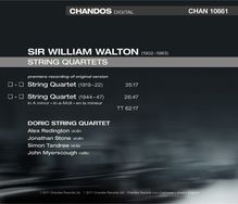 William Walton (1902-1983): Streichquartett a-moll, CD