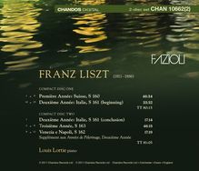 Franz Liszt (1811-1886): Annees de Pelerinage (Gesamtaufnahme), 2 CDs