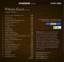 Wilhelm Kienzl (1857-1941): Lieder Vol.1, CD