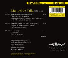 Manuel de Falla (1876-1946): Nächte in spanischen Gärten für Klavier &amp; Orchester, CD