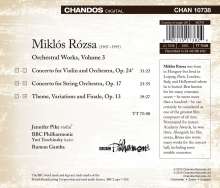 Miklós Rózsa (1907-1995): Orchesterwerke Vol.3, CD