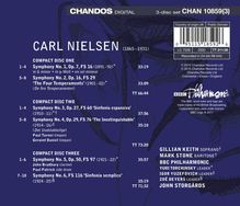 Carl Nielsen (1865-1931): Symphonien Nr.1-6, 3 CDs