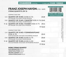 Joseph Haydn (1732-1809): Streichquartette Nr.75-80 (op.76 Nr.1-6), 2 CDs