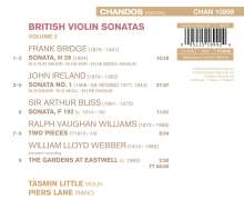 Tasmin Little &amp; Piers Lane - British Violin Sonatas Vol.2, CD