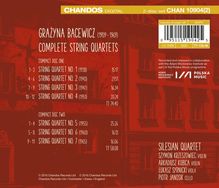 Grazyna Bacewicz (1909-1969): Sämtliche Streichquartette, 2 CDs