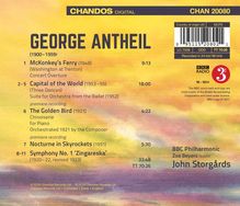 George Antheil (1900-1959): Symphonie Nr. 1 "Zingareska", CD