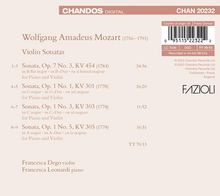 Wolfgang Amadeus Mozart (1756-1791): Sonaten für Violine &amp; Klavier, CD