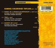Samuel Coleridge-Taylor (1875-1912): Frühe Kammermusik, CD