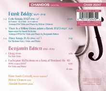 Frank Bridge (1879-1941): Violasonate d-moll (nach der Cellosonate), CD