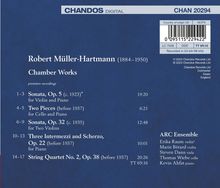 Robert Müller-Hartmann (1884-1950): Kammermusik, CD