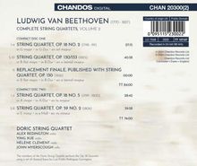 Ludwig van Beethoven (1770-1827): Streichquartette Vol.2, 2 CDs