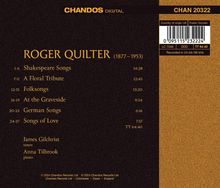 Roger Quilter (1877-1953): Lieder "Go, Lovely Rose", CD