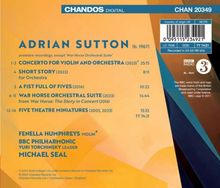 Adrian Sutton (geb. 1967): Violinkonzert, CD