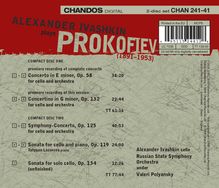 Serge Prokofieff (1891-1953): Symphonisches Konzert für Cello &amp; Orchester op.125, 2 CDs