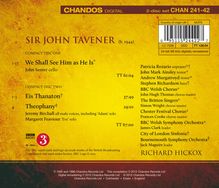 John Tavener (1944-2013): We shall see him as he is, 2 CDs