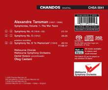 Alexandre Tansman (1897-1986): Symphonien Nr.4-6, Super Audio CD