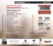 Alexander Gretschaninoff (1864-1956): The Seven Days of Passion, Super Audio CD