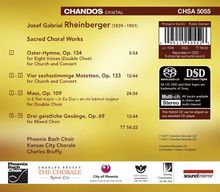 Josef Rheinberger (1839-1901): Messe Es-Dur op.109 "Cantus Missae", Super Audio CD