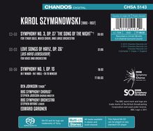 Karol Szymanowski (1882-1937): Symphonien Nr.1 &amp; 3, Super Audio CD