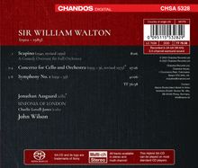 Album von Sir William Walton mit Stücken: Scapino, Concerto für Cello, Symphony No. 1. Künstler: Sinfonia of London.