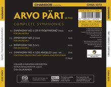 CHANDOS DIGITAL, ARVO PÄRT, COMPLETE SYMPHONIES, Symphony No. 1-4, Iceland Symphony Orchestra, Eva Ollikainen.